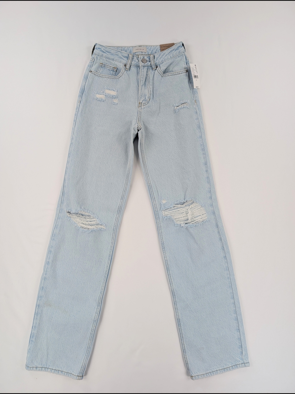 PacSun 90's Boyfriend Distressed Jeans High-Rise Relaxed Leg